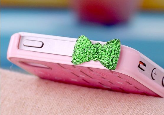 Decoration for headphone jack Bow