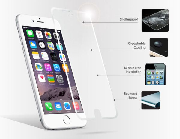 Shockproof glass film for iPhone 6+