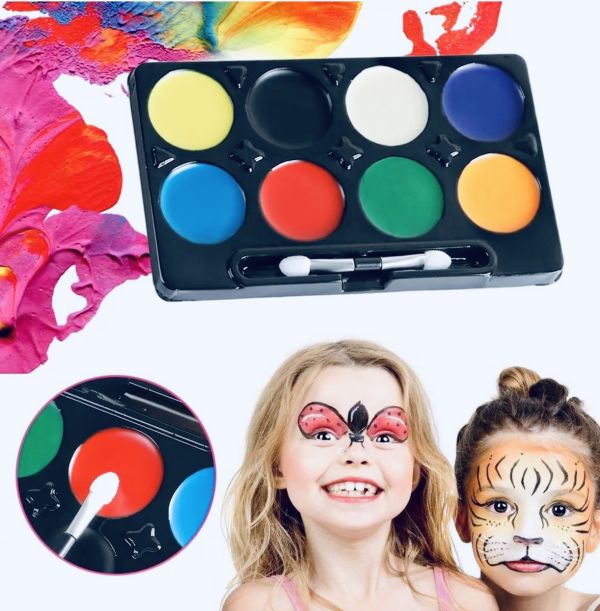 Makeup set (8 colors, glow in the dark)