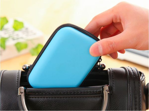 Wallet for storing chargers and headphones