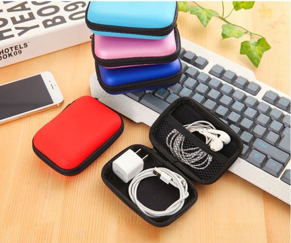 Wallet for storing chargers and headphones