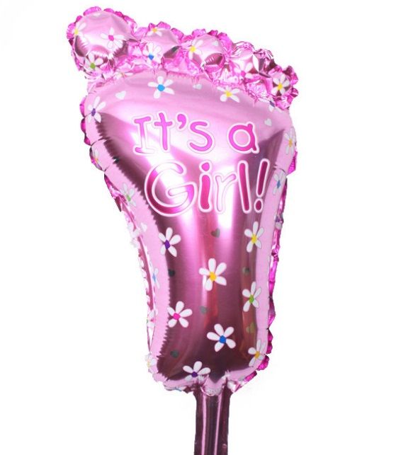 Foil balloon Leg (pink)