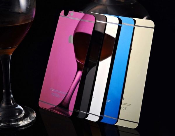 Mirror protective glass for iPhone 4/4s (2 pcs)