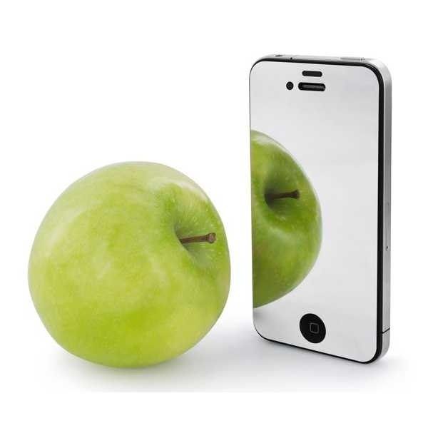 Mirror protective glass for iPhone 4/4s (2 pcs)